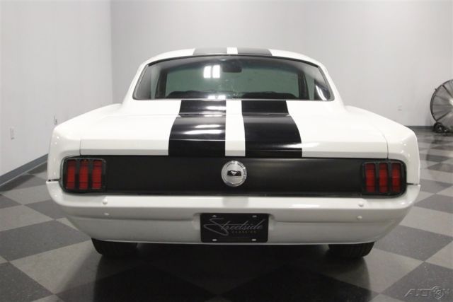1965 White Ford Mustang