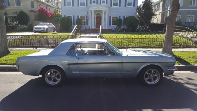 1965 Blue Ford Mustang Coupe