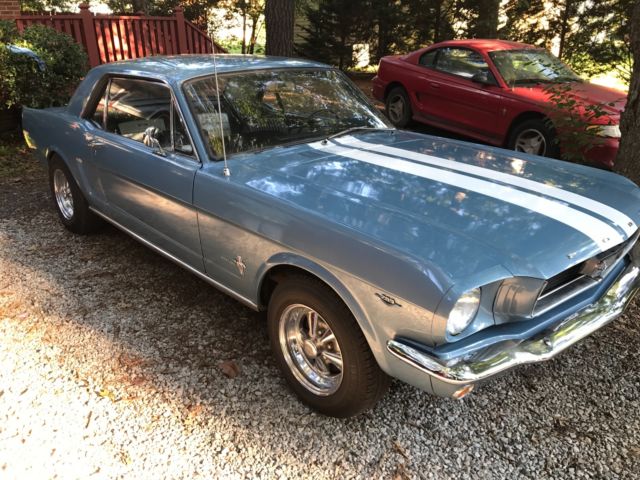 1965 Blue Ford Mustang Coupe