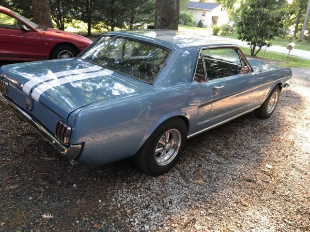 1965 Blue Ford Mustang Coupe
