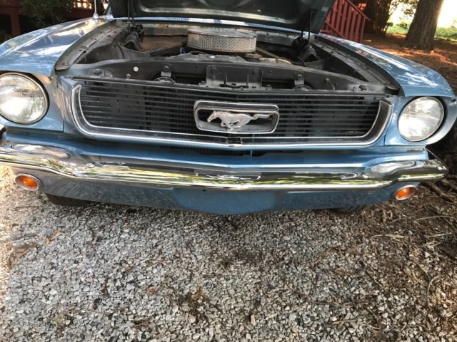 1965 Blue Ford Mustang Coupe