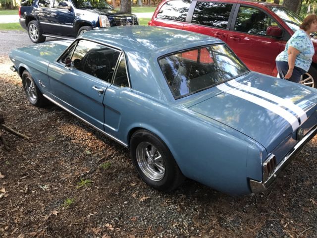 1965 Blue Ford Mustang Coupe
