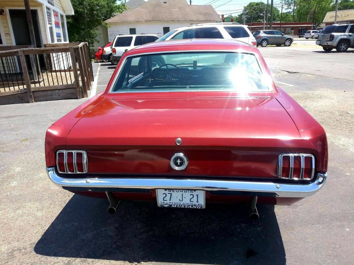 1965 Burgundy Ford Mustang Coupe