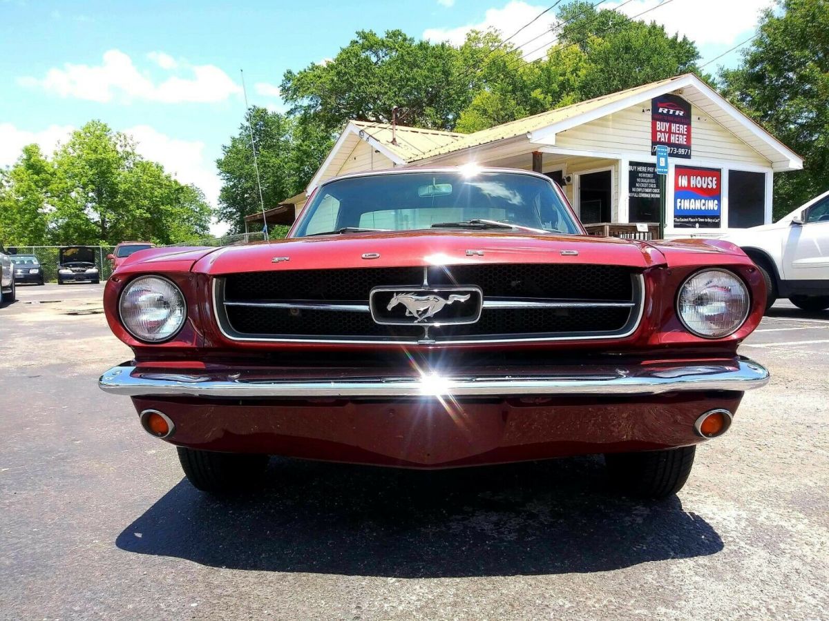 1965 Burgundy Ford Mustang Coupe