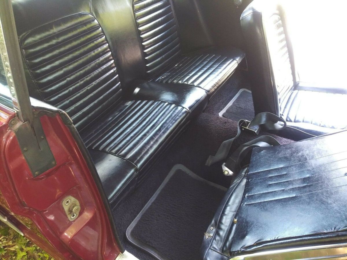 1965 Burgundy Ford Mustang Coupe