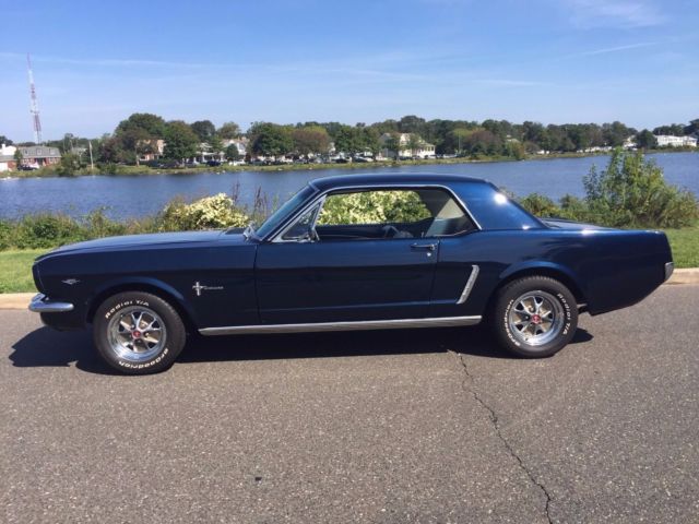 1965 Blue Ford Mustang Coupe