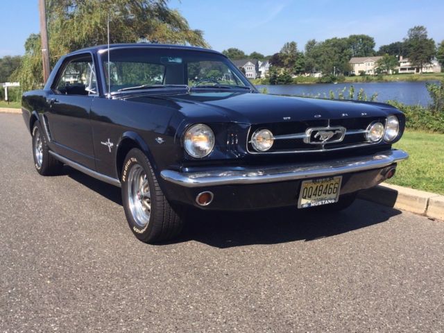 1965 Blue Ford Mustang Coupe