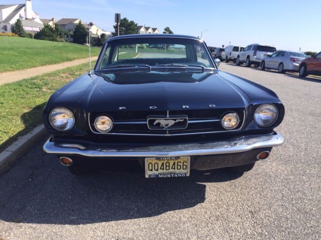 1965 Blue Ford Mustang Coupe