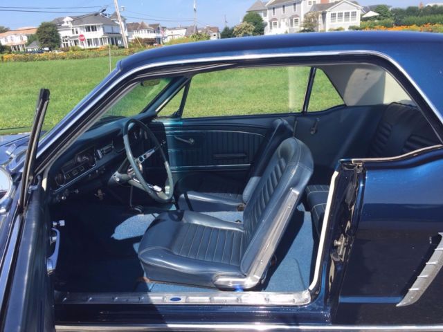 1965 Blue Ford Mustang Coupe