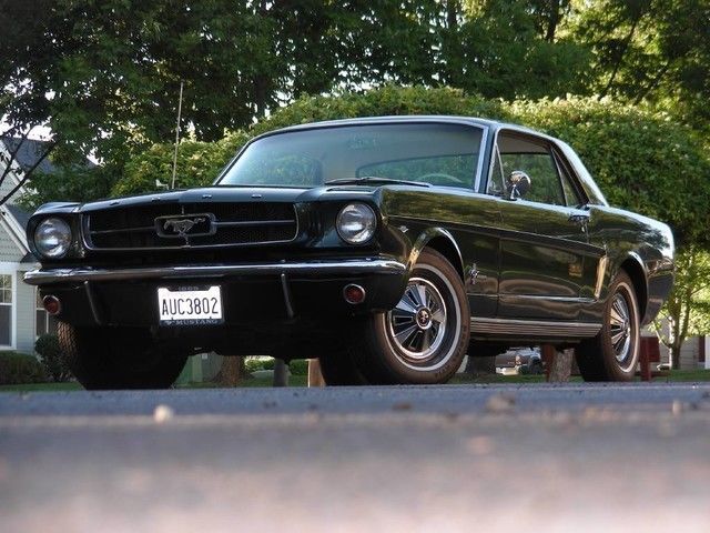 1965 Green Ford Mustang Coupe