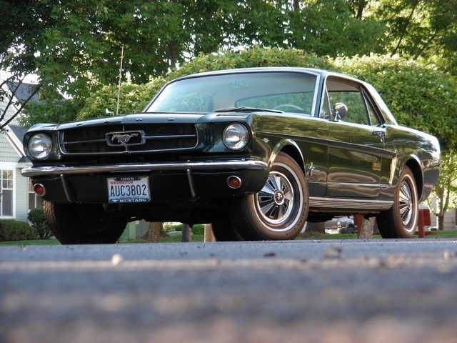 1965 Green Ford Mustang Coupe