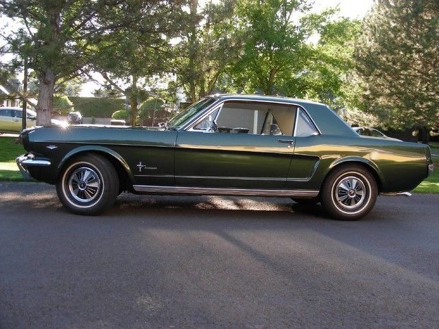 1965 Green Ford Mustang Coupe