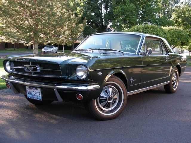 1965 Green Ford Mustang Coupe
