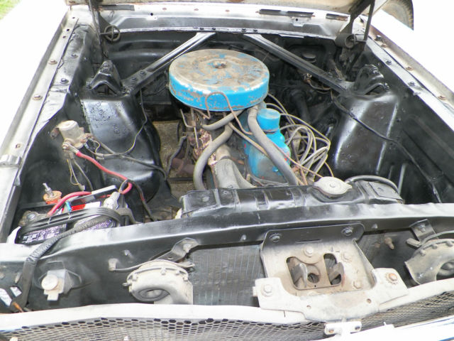 1965 White Ford Mustang Coupe