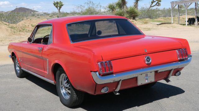 1965 Red Ford Mustang Coupe