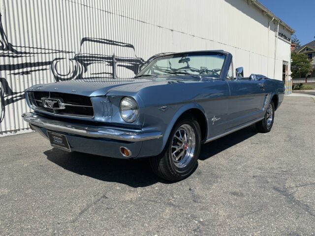 1965 Blue Ford Mustang Convertible