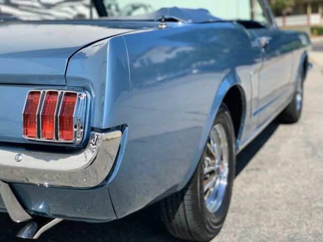1965 Blue Ford Mustang Convertible