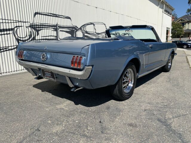 1965 Blue Ford Mustang Convertible