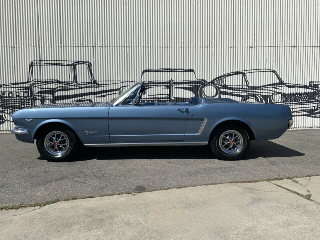 1965 Blue Ford Mustang Convertible
