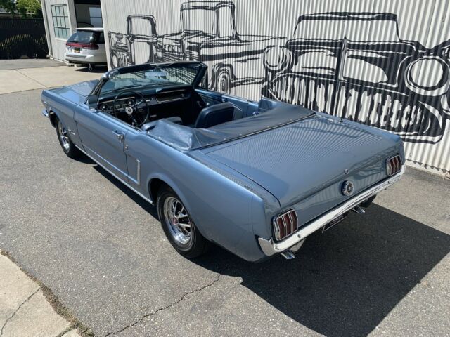 1965 Blue Ford Mustang Convertible