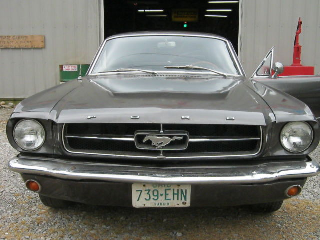 1965 Gray Ford Mustang Coupe