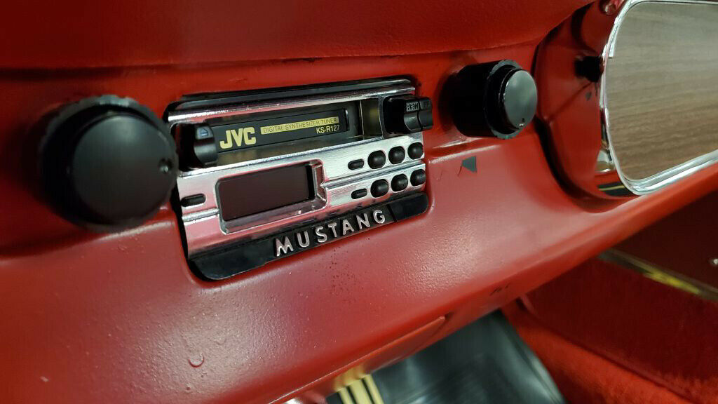 1965 Red Ford Mustang