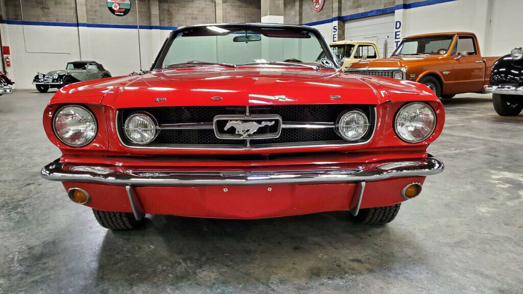 1965 Red Ford Mustang