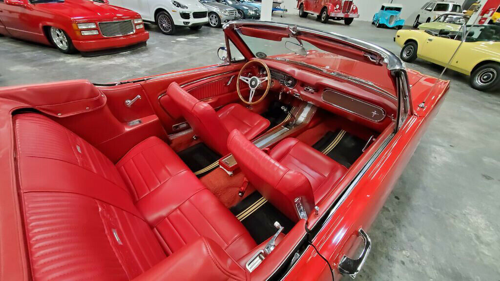 1965 Red Ford Mustang