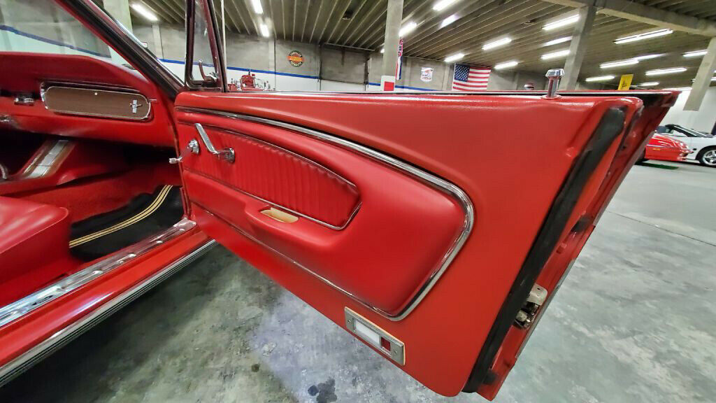1965 Red Ford Mustang