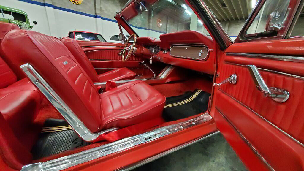 1965 Red Ford Mustang