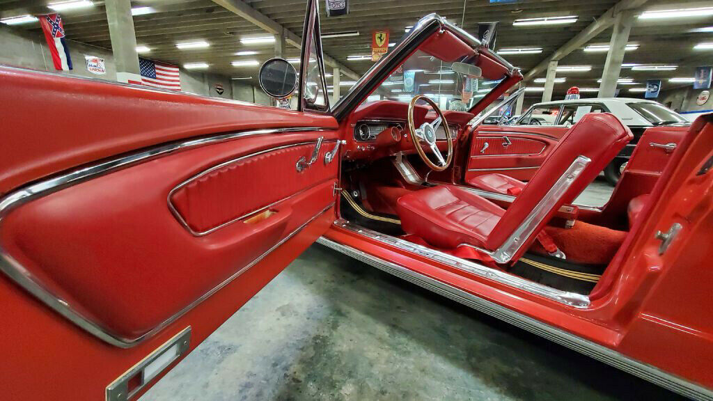 1965 Red Ford Mustang