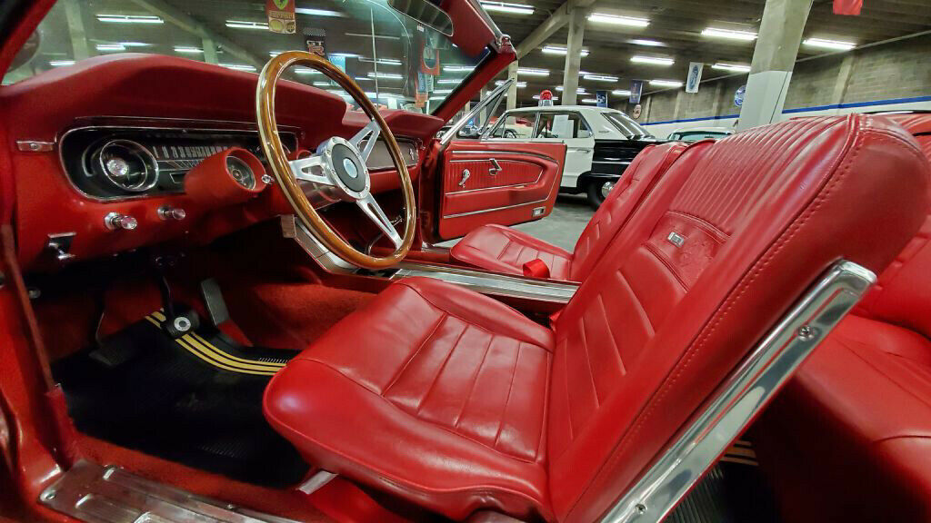 1965 Red Ford Mustang