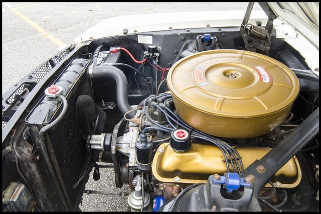 1965 White Ford Mustang --