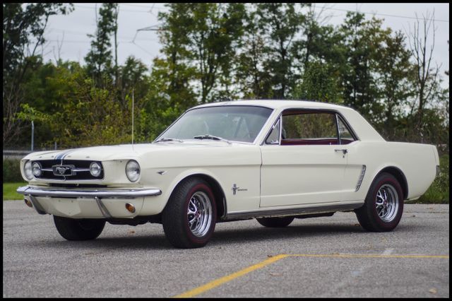 1965 White Ford Mustang --