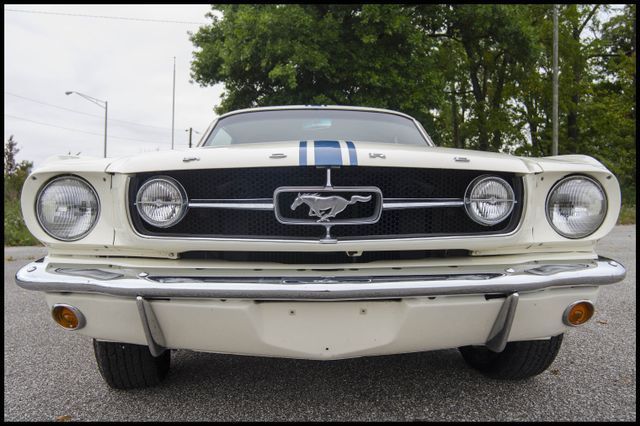 1965 White Ford Mustang --