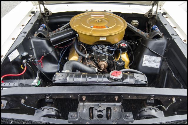 1965 White Ford Mustang --