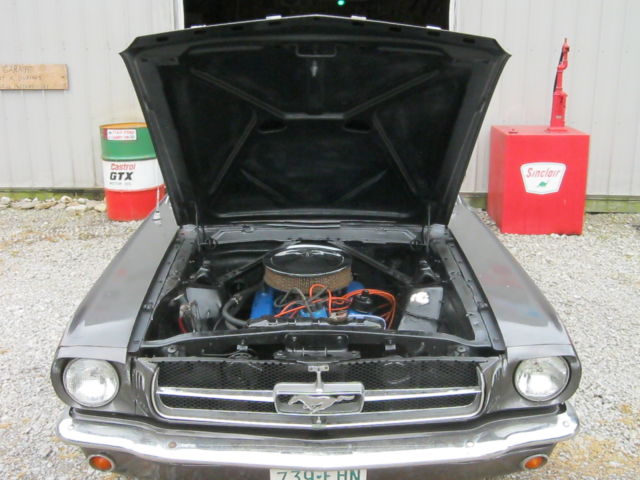 1965 Gray Ford Mustang Coupe