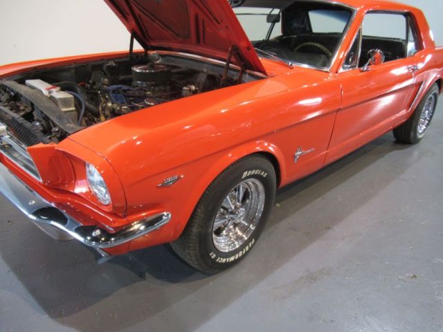1965 Red Ford Mustang --