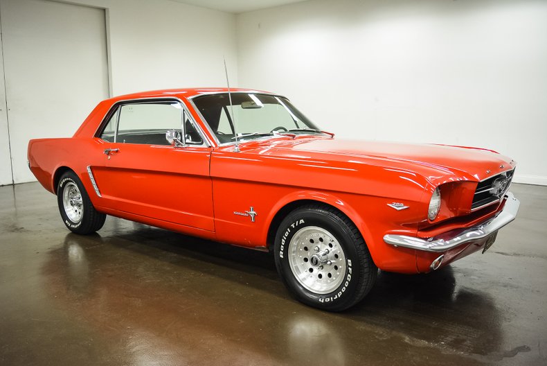 1965 Red Ford Mustang Coupe