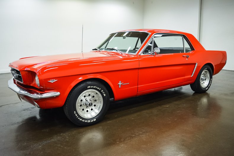 1965 Red Ford Mustang Coupe