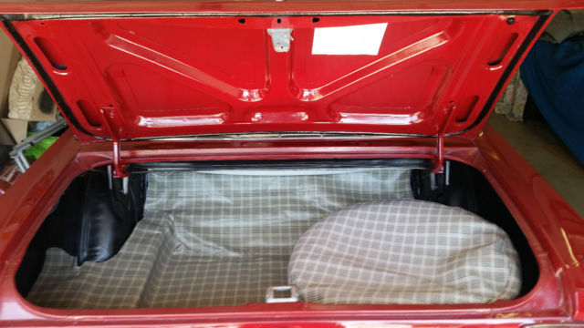 1965 Burgundy Ford Mustang Convertible