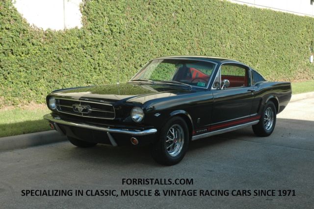 1965 Black Ford Mustang Fastback