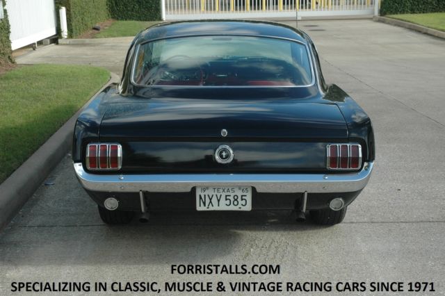 1965 Black Ford Mustang Fastback
