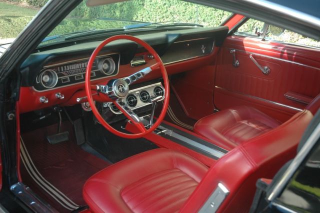 1965 Black Ford Mustang Fastback