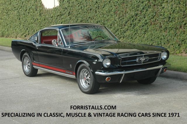 1965 Black Ford Mustang Fastback