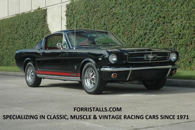 1965 Black Ford Mustang Fastback