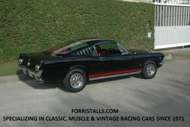 1965 Black Ford Mustang Fastback
