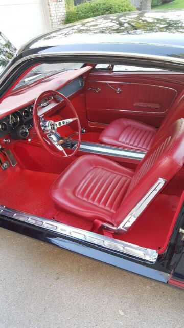 1965 Raven Black Ford Mustang