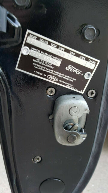 1965 Raven Black Ford Mustang