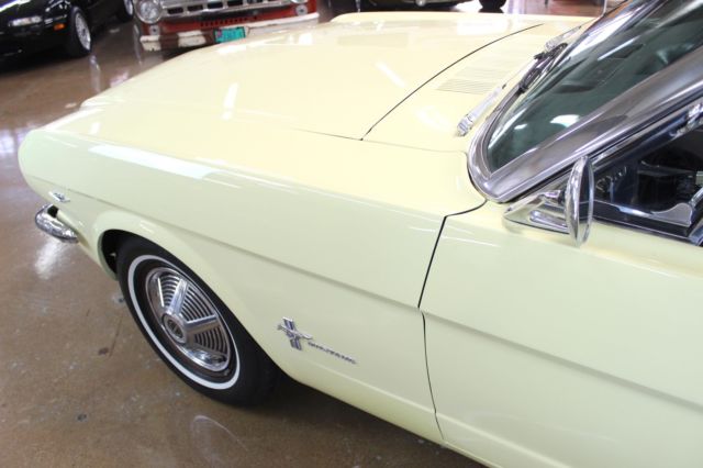 1965 Yellow Ford Mustang A/C, Restored, Documented
